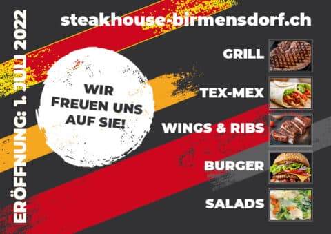 Eröffnung steakhouse birmensdorf 01.07.22