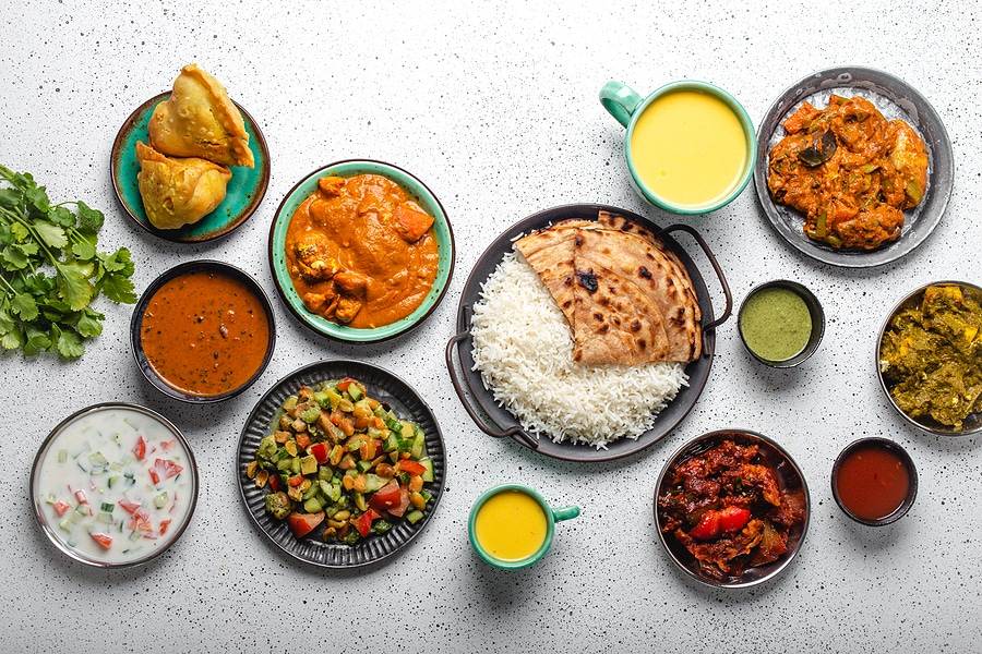 Musterbild Indian Food Buffet